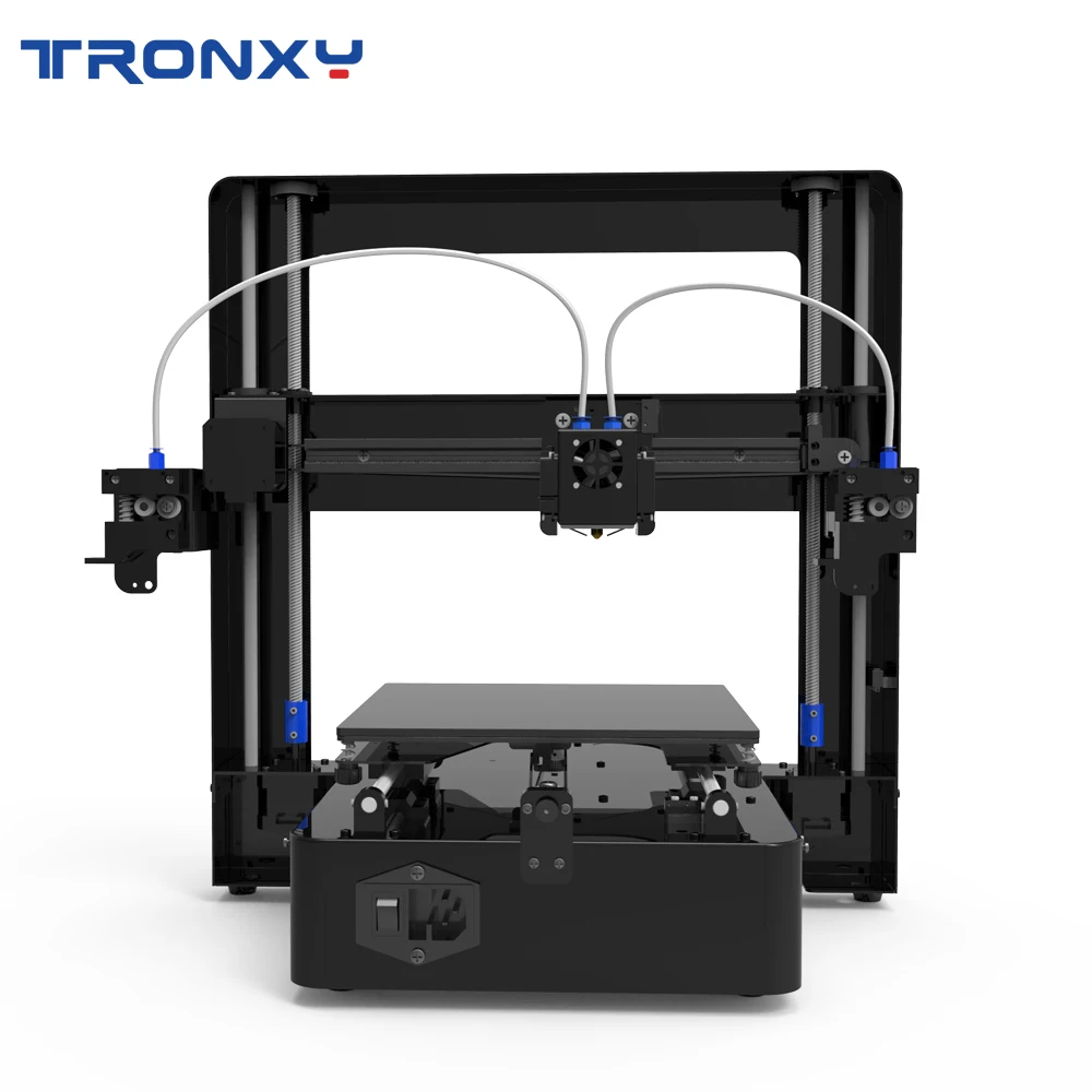 Tronxy 3d принтер X6-2E настольный 3D машина решетки стекла двухцветная печать