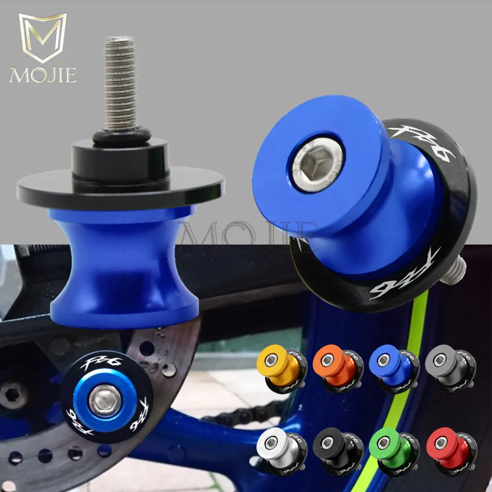 

Swingarm Stand Motorcycle Stand Paddock 6MM Swingarm Sliders Spools For Yamaha FZ6 FZS600 2004-2008 2005 2006 2007 FZ 6 FZS 600