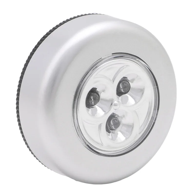 3 LED Touch Light Push Lamp Night Light Kitchen Cabinet Closet Lighting Home Wall Cabinet Camping Battery Emergency Car Lamp03