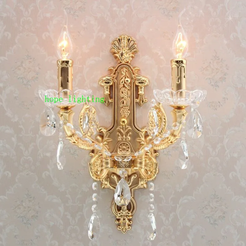 Hallway Wall Lights led Crystal Wall Lamp led Bedside Lamp Bedroom Crystal Wall Sconce Gold Modern Crystal Wall Sconces Lighting