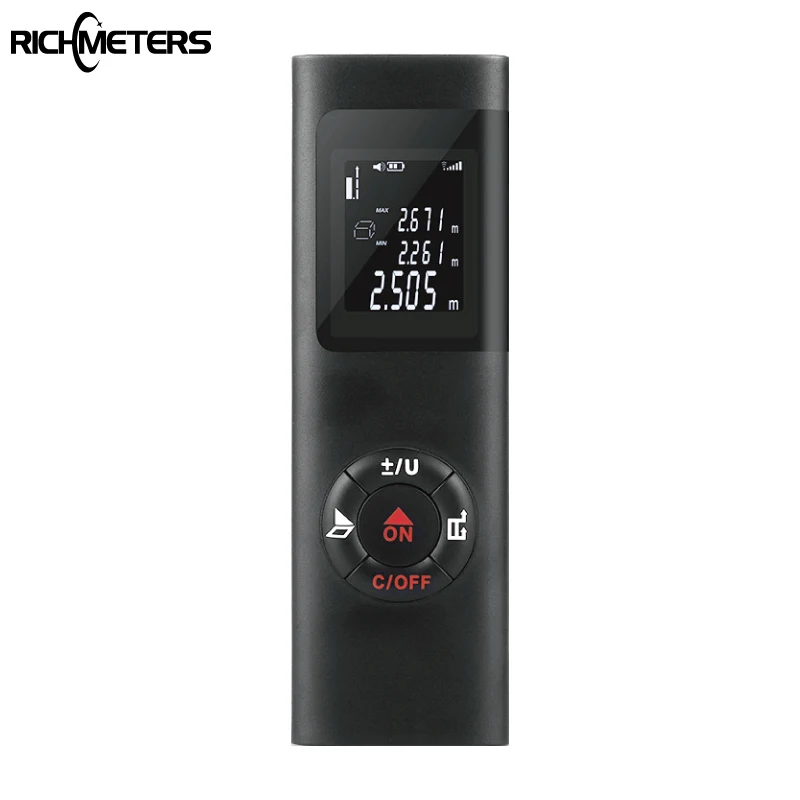 

Range Finder 40M Ultra-Mini USB Charging Pocket size High-Accuracy Distance Meter Test Tools