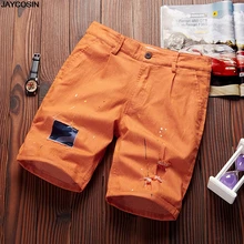 JACOSIN Новые популярные мужские летние штаны для отдыха, камуфляжные Заплатки с принтом в виде брызг, Короткие свободные штаны, Пляжная модная одежда