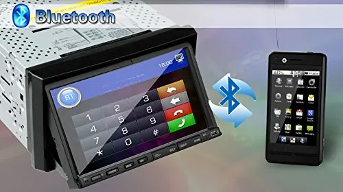 Top HD Double 2 Din 7" Car PC Digital Touch Screen In Dash Car Radio Stereo DVD Player Radio TV iPod Steering wheel SD+USB+Mic+AUX+B 2