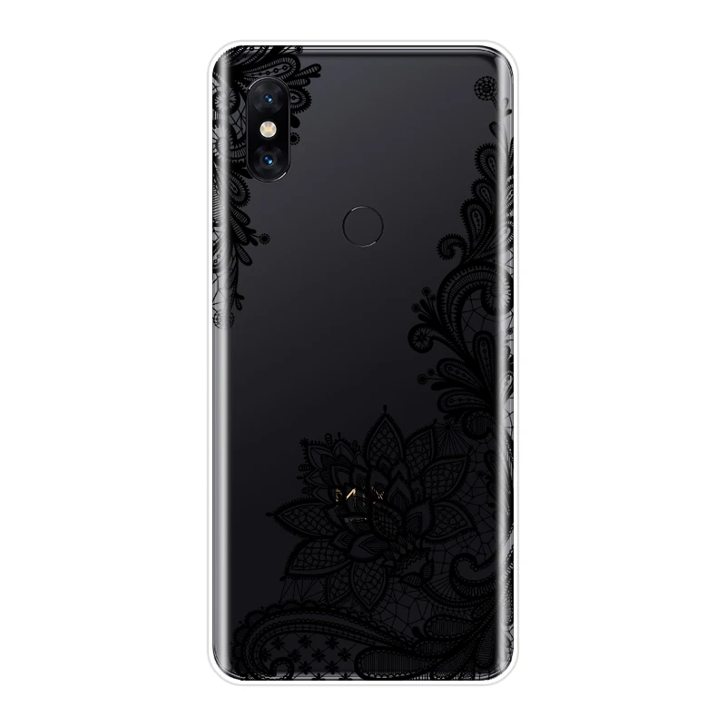 Мягкий силиконовый чехол для телефона Xiaomi Mi Note 1 2 3 Эстетическая кружевная