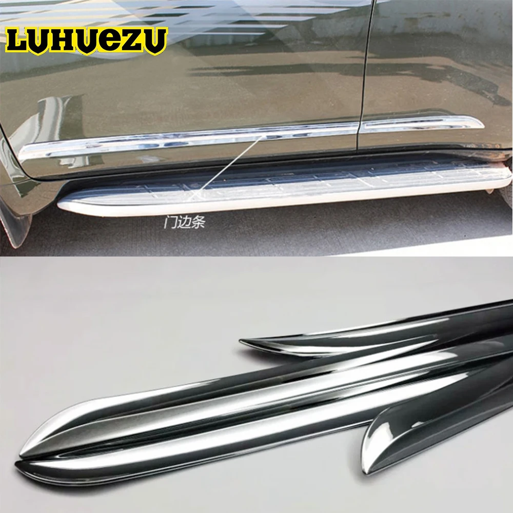 4PCS For Toyota Land Cruiser Prado FJ 150 Accessories Chrome Door Side