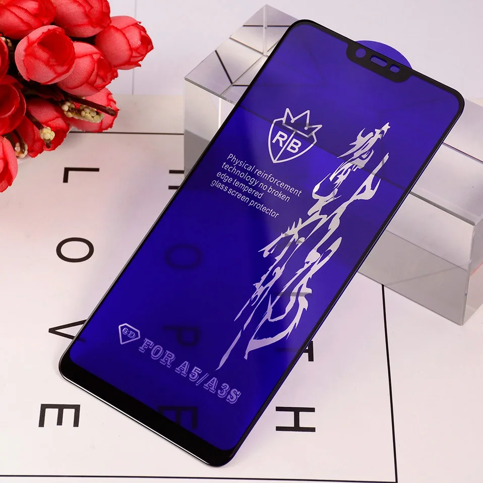 6D закаленное стекло для OPPO Realme XT X2 X Lite Q 1 2 3 Pro C2 U1 C1 Reno Z 2 Reno2 2Z Защита экрана для OPPO A11X A5s A1K R15