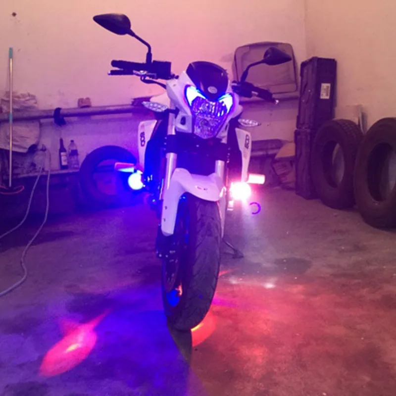 Аксессуары для мотоциклетных фар 6500K 12v 125w u7 светодиодные фары мотоцикла