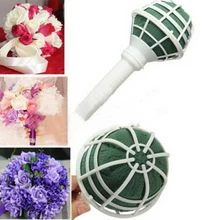 Горячая 1 шт. пенопластовый держатель для букетов Ручка Свадебный Цветочный Цветок DIY украшения H0413