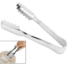 Кухонные щипцы, набор для сервировки льда, Нескользящие щипцы из нержавеющей стали, щипцы для льда, Сервировочные щипцы для льда, сахарный кубик, зажим для барбекю, кухонные щипцы