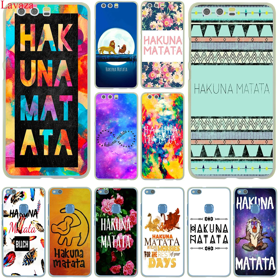 Чехол lawaza hakuna matata The Lion King для Huawei P30 P20 P10 P9 Plus P8 Lite Mini 2017 2016 2015 P smart Z