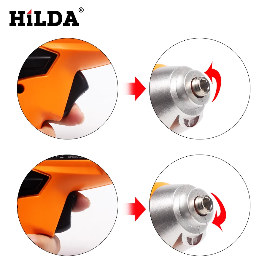 HILDA 4,8 V Ni-Cd светодиодный светильник Аккумуляторный Электрический шуруповерт бытовые многофункциональные электрические сверла инструменты