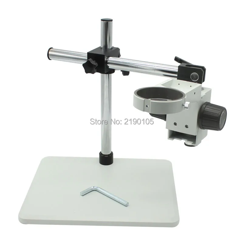 

360 Degree Free Rotation Adjustment Angle Binocular Trinocular Microscope Stand Stereo Microscope Camera Lens Holder 76MM