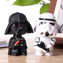 11cm Star Wars Figuur Action Darth vader Action Figure Speelgoed Bobble Head Star Wars Figuren Voor Kinderen Kinderen Speelgoed(China)