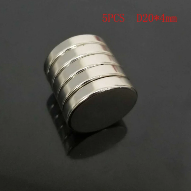 5 шт./компл. D20x4mm магнитные материалы неодимовый магнит мини маленький круглый дисковый магнит сильный неодимовый магнит магнитные материалы