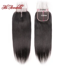 Перуанские человеческие волосы прямые 5*5 швейцарская шнуровка с детскими волосами Средняя/свободная часть кружева закрытие Remy 10-20 дюймов натуральный цвет