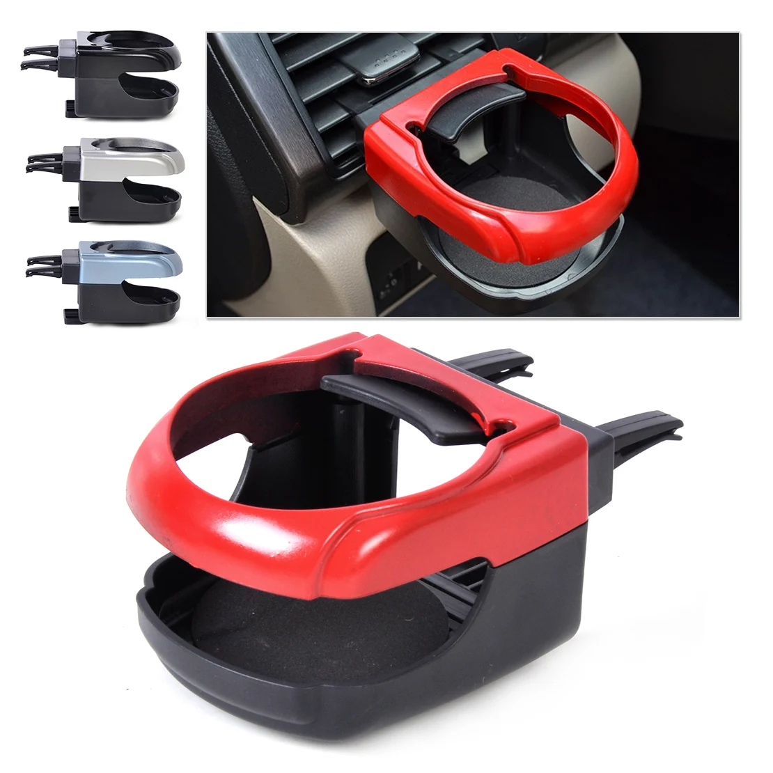 CITALL Car Truck RV Drinks Coffee Cup Holder Air Vent Outlet Mount Cups