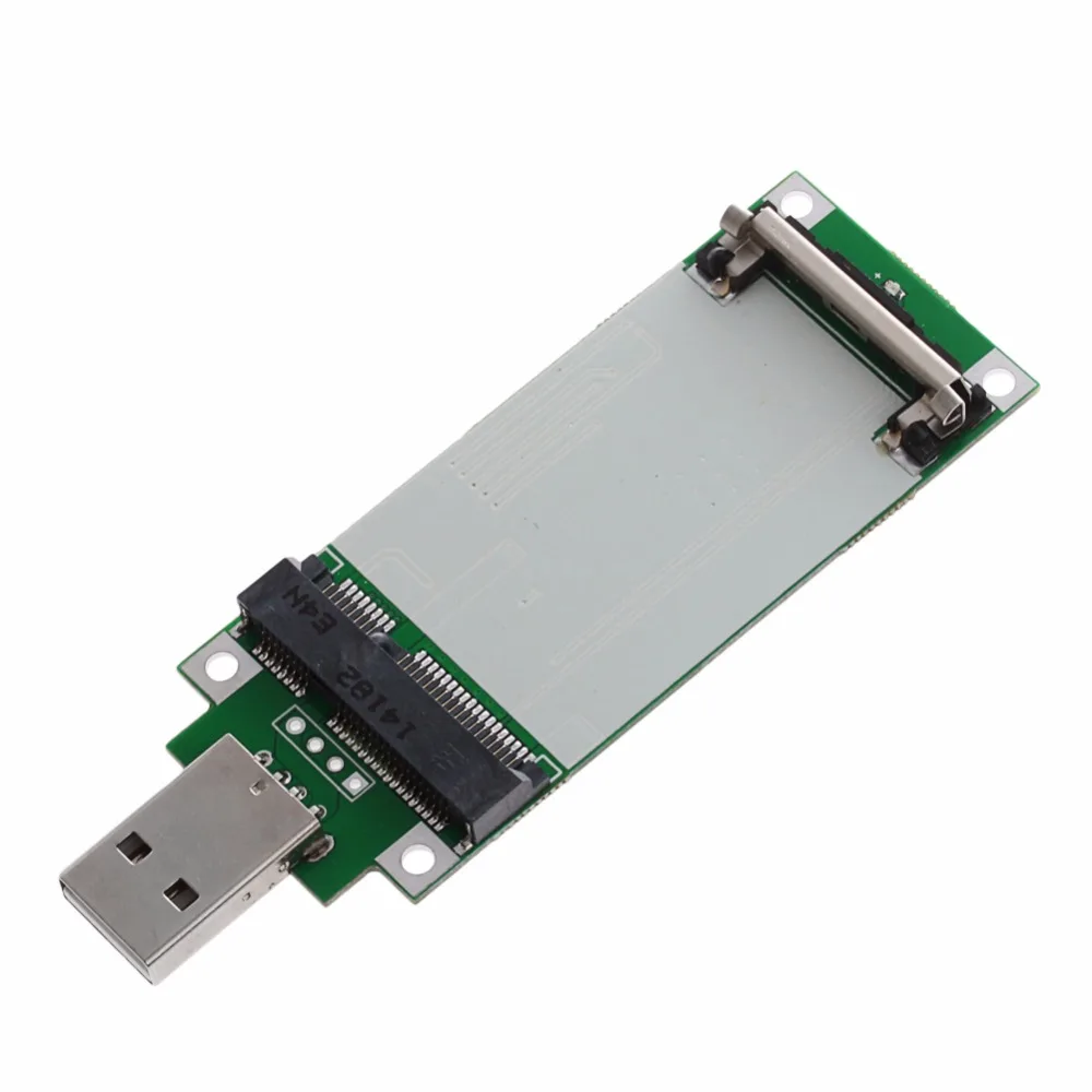 Мини PCI-e беспроводной WWAN к USB адаптер карты с слотом для sim-карты тестирование модуля