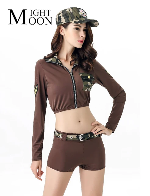moonight hot sexy soldier army costumes women halloween camouflage military costumes - Halloween Army Costume moonight hot sexy soldier army costumes women halloween camouflage military costumes - Halloween Army Costume