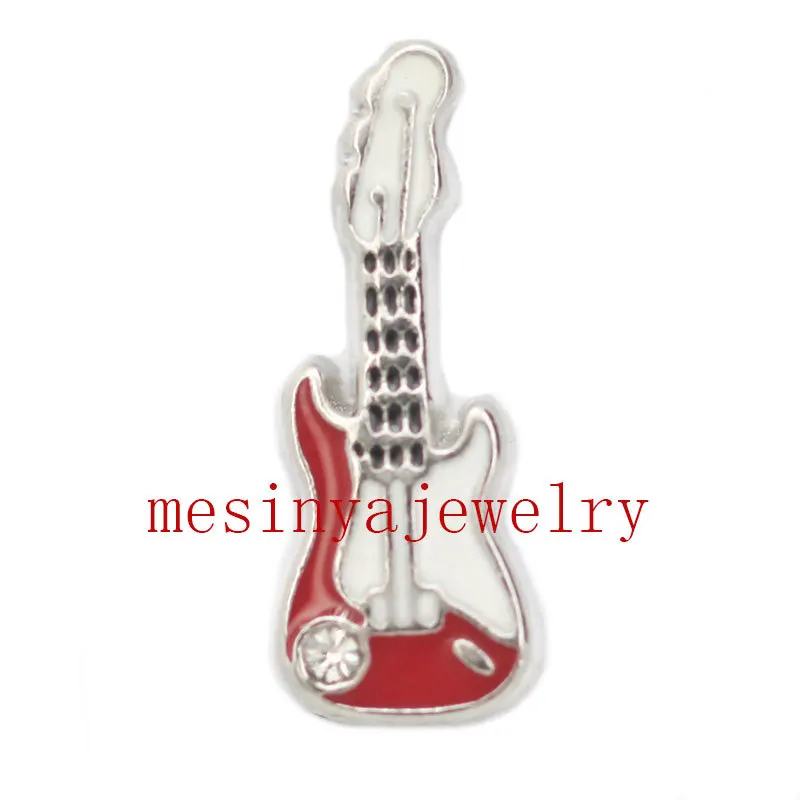 

10pcs Guitar Musical Instrument Custom Floating Charms For Glass Locket