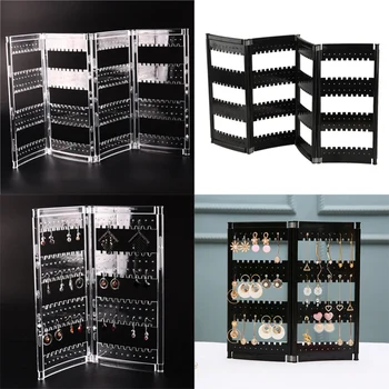 

2019 Earrings Ear Necklace Display Rack Earring Stand Earrings Ring Pendant Bracelet Tray Tree Storage Racks Organizer Holder