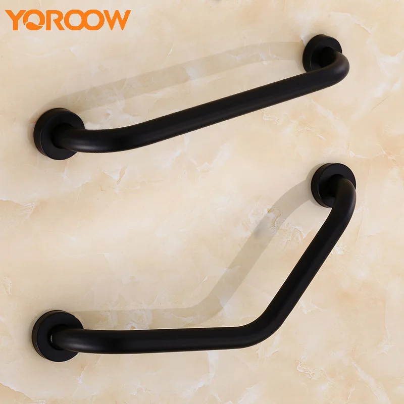 

Disabled Black Antique Brass GrabBars For Seniors And Elders Toilet Safety Rails Wall Mounted Handicap Bathroom ADS0007
