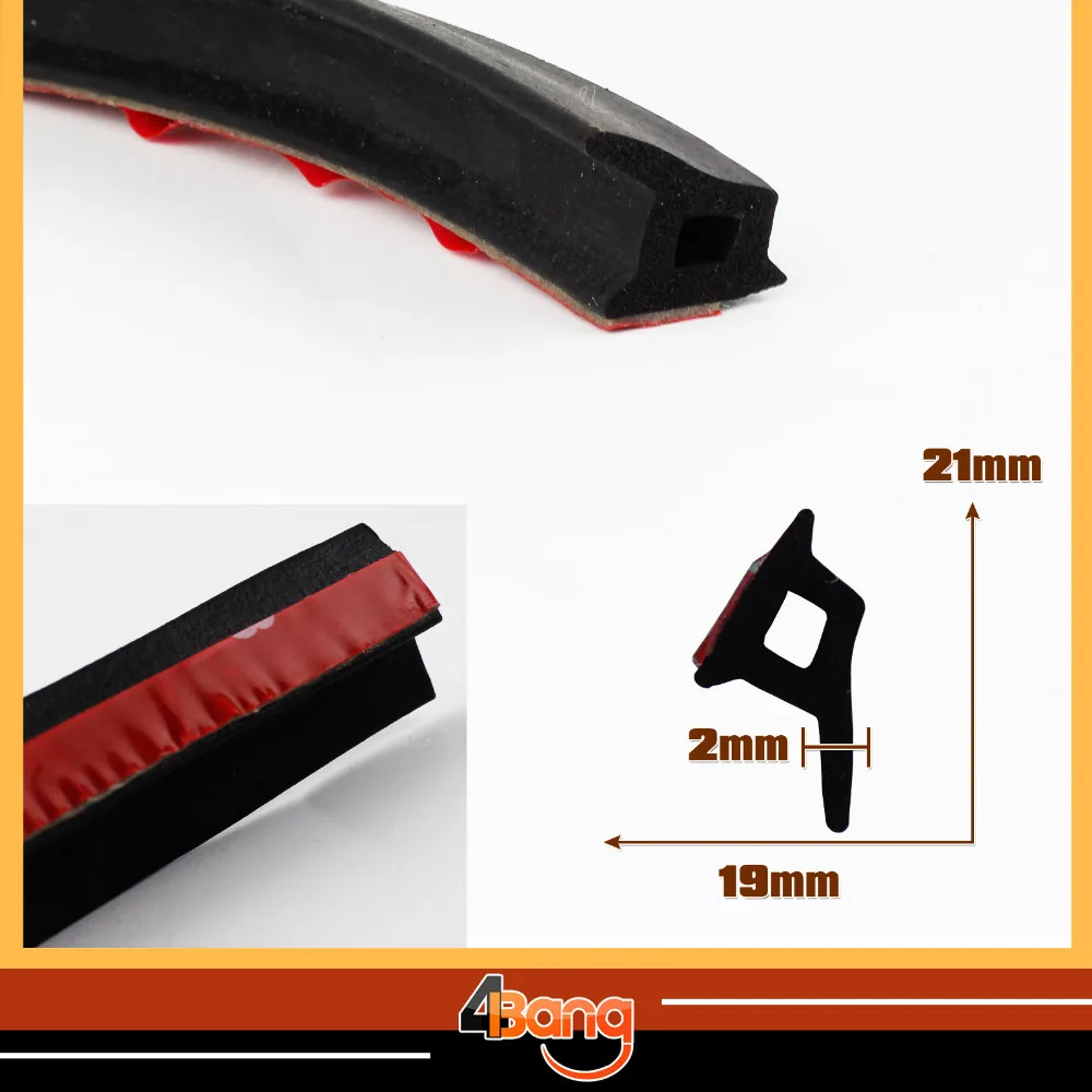 

1 Set Rubber Seal Strip Door Engine Trunk D/P/Z/B Shape Fit Car All Place Dustproof Sound-proof Weatherstrip Pillar Edge Strip