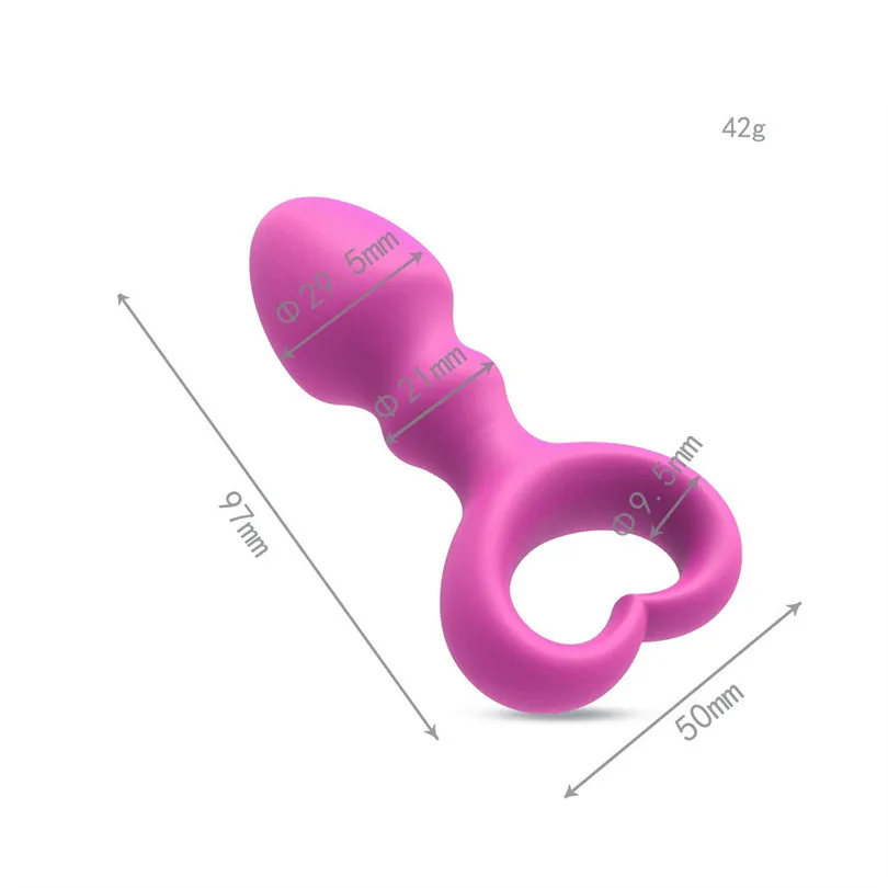 Soft Silicone Sex Toy Anal Butt Plug Pull Ring Beads Anal Plugs Give You The Greatest Excitement Butt Plug Sex Toys (1)