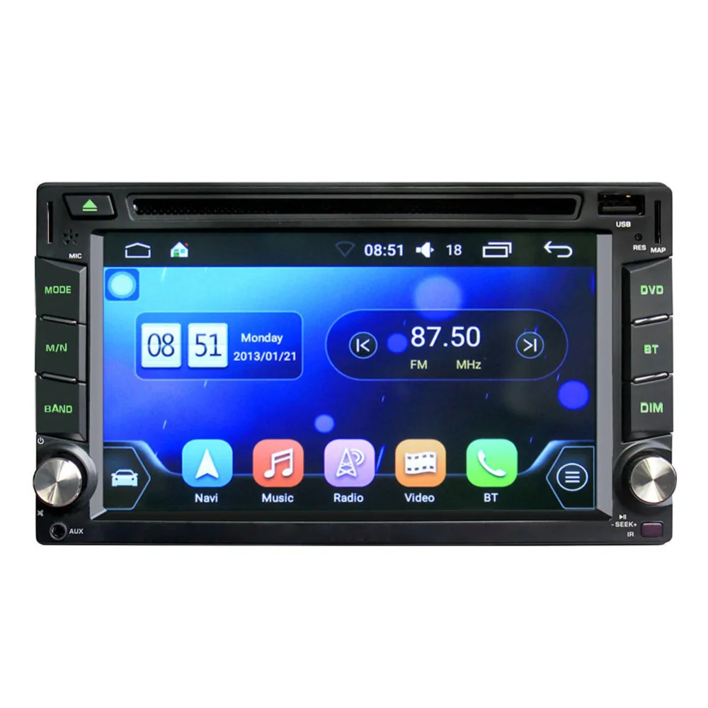  VODOOL 6.2in Touchscreen multi-sprachen GPS Navigation Kamera Bluetooth WiFi Android Auto Stereo Au