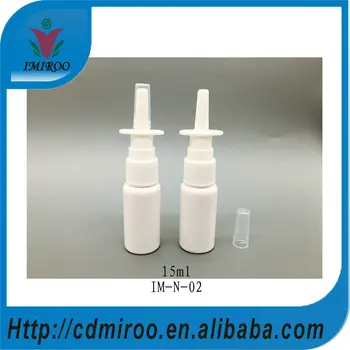 

Hot selling 10pcs 15ml plastic PET white nasal spray bottles, PET nasal spray bottles for health for free shipping by China Post
