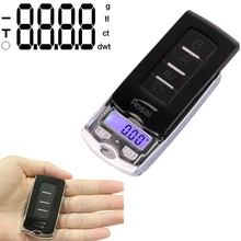 100 г x 0,01 г мини электронные цифровые ювелирные весы, Баланс Карманный грамм ЖК-дисплей keychian