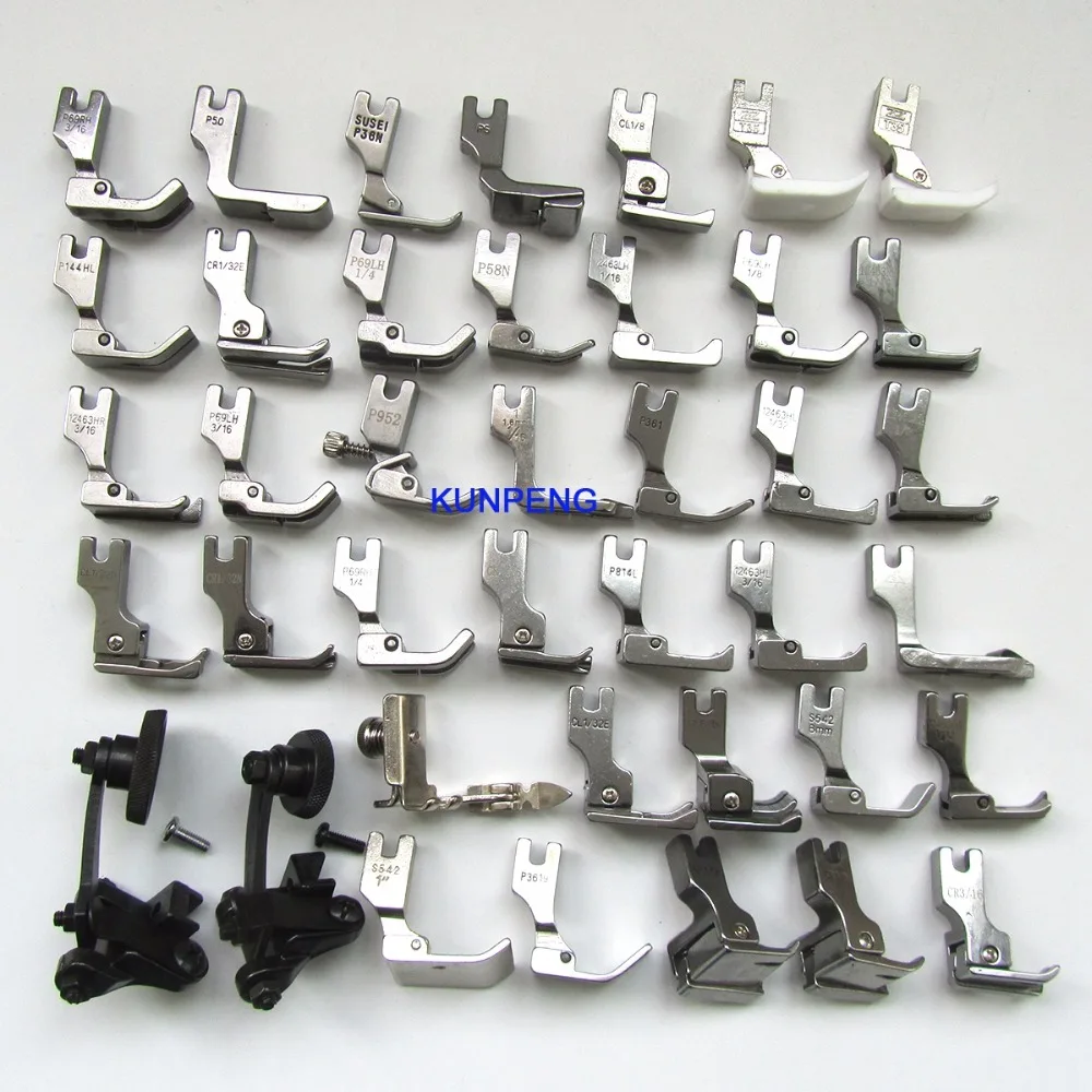 40 PRESSER FOOT SET - HIGH SHANK INDUSTRIAL SEWING MACHINE - JUKI BROTHER SINGER #KP-SNPF40
