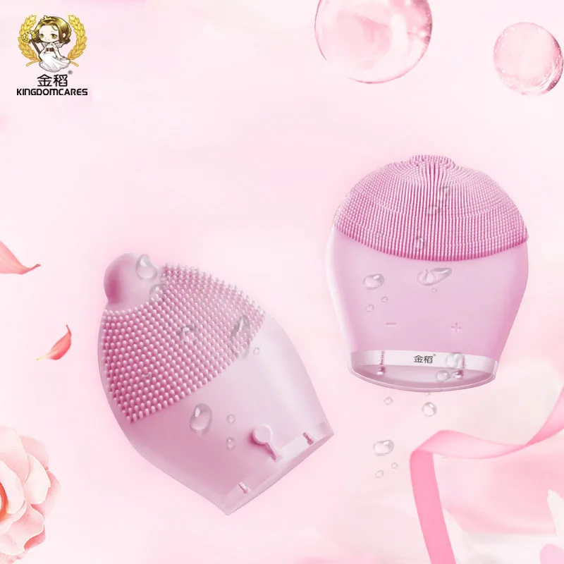 Electric Facial Cleansing Brush Waterproof Face Skin Scrub Massager Silicone Vibration Scrubber Pore Clear Blackhead Remover