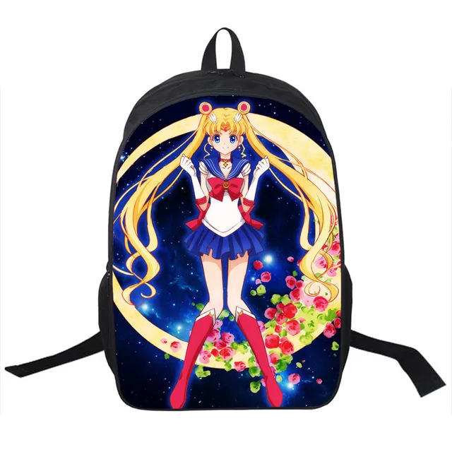 Anime Sailor Moon Backpack SailorMoon Crystal Backpack For Teenagers