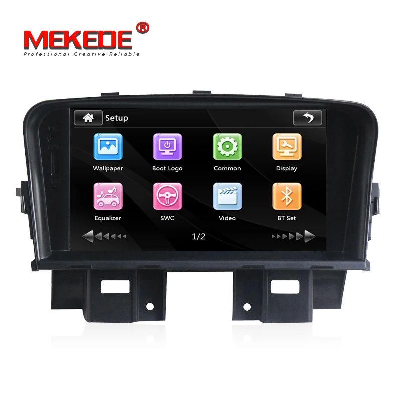 Perfect Two Din 7 Inch Car DVD Player For CHEVROLET CRUZE DAEWOO LACETTI With 3G Host Radio GPS RDS Bluetooth 1080P Ipod Free Maps 3