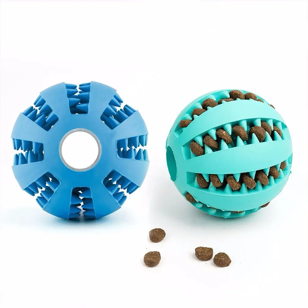 Игрушки-мячи для собак для домашних животных прочные нетоксичные сильные чистки зубов/жевательные/игры IQ мяч для игры собака жевательная игрушка мягкий резиновый шарик
