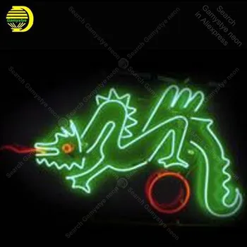 

Chinese Dragon NEON LIGHT SIGN extinct reptile Neon Sign lamp REAL GLASS Tube BEER PUB Store Display Handcraft Iconic Sign