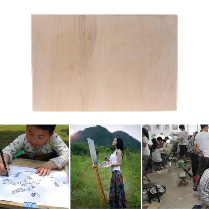 

New A3 Size Wooden Sketching Drawing Board Art Painting Table Sketchpad Palette 8 K JAN18