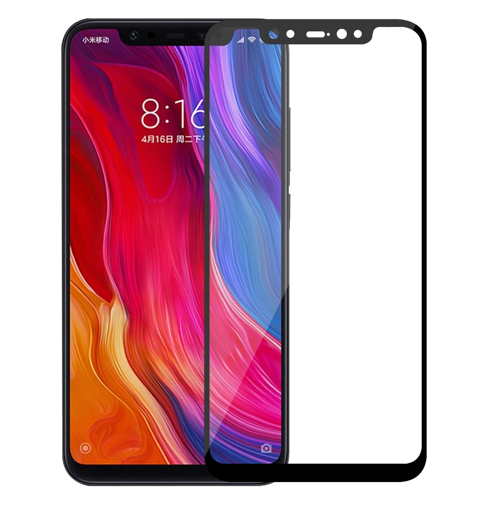 Ascromy For Xiaomi Redmi Note 5 Pro 6 Plus 6A 5A 4A Mi 6X A2 A1 Screen Protector Tempered Glass Full Cover Protecion verre tremp Accessories (2)
