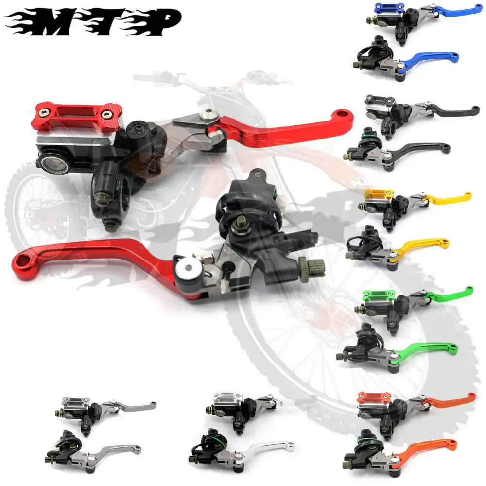 

7/8" 22mm Off Road Brake Master Cylinder Reservoir Lever for Honda AX-1 NX250 NX650 XL600V XL650V XL700V XRV750