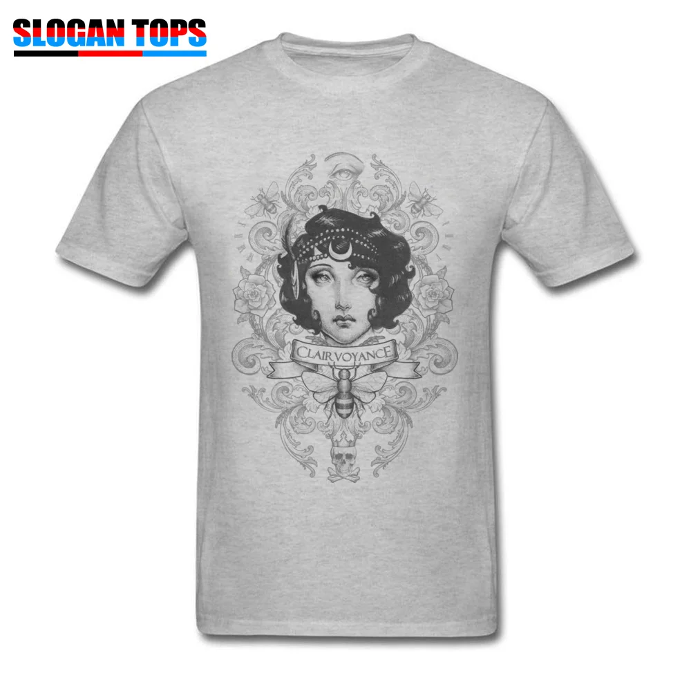 

Clairvoyance Mens Tshirt Unique Tops Tee Shirt Short Sleeve for Men 100% Cotton Fall Round Neck T Shirts Custom T-Shirt Funky