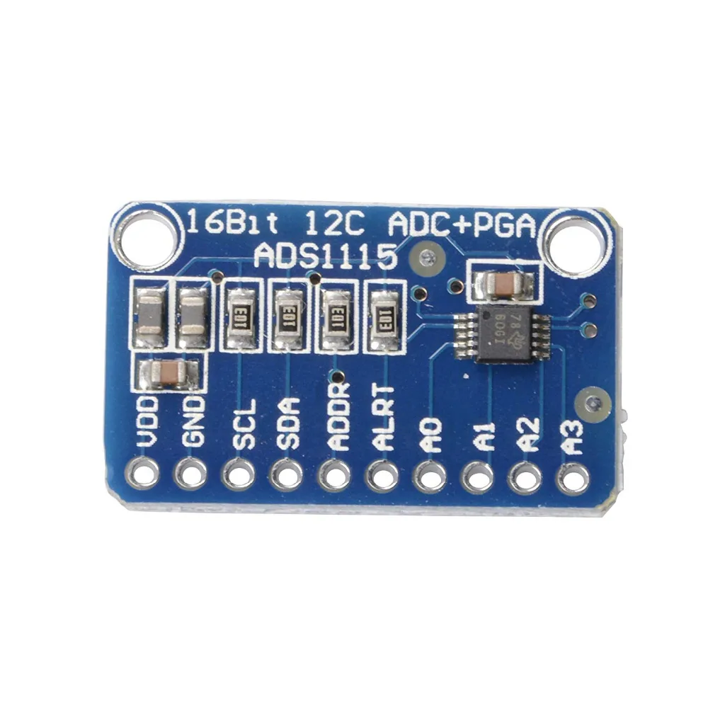 Новый ADS1115 16 байт 4 канала I2C IIC модуль АЦП уточнено Аналоговый Цифровой преобразователь развивать доска с Pro усилитель мощности RPi