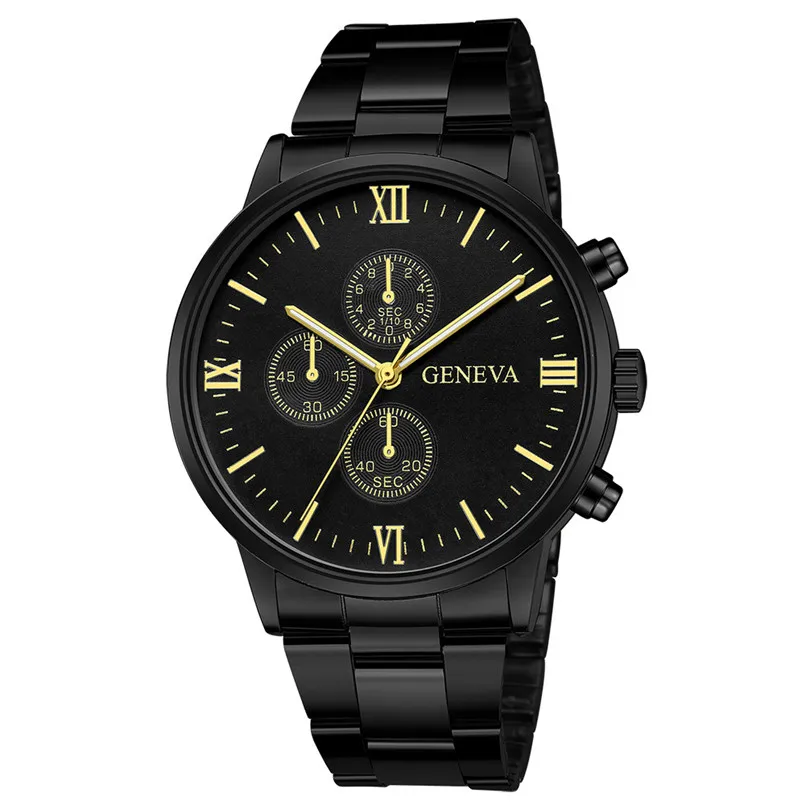 

2019 Fashion Unique Men's Stainless Steel Quartz Analog Date Wrist Military Army Watch Male Sport Watches Gifts Clock Relogio