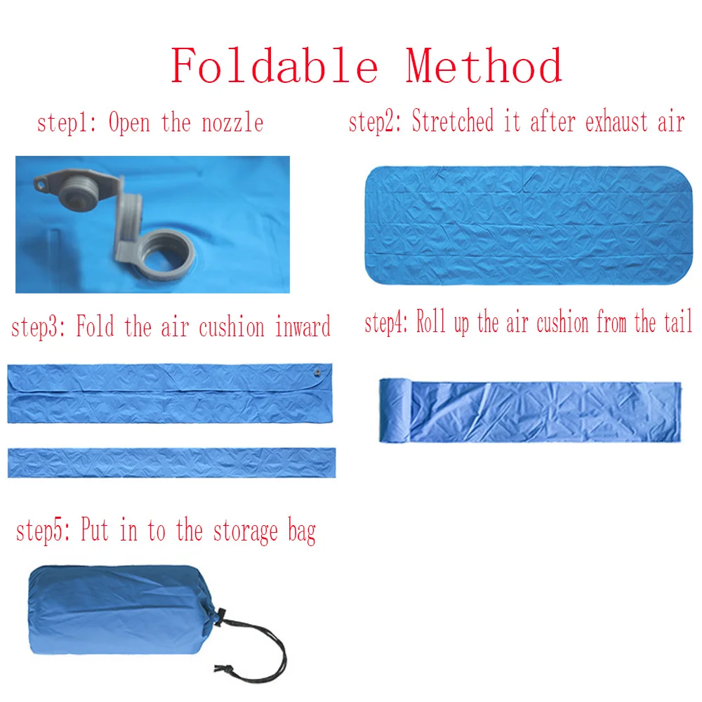 Colchão da Cama Colchão de ar Almofada de Dormir Pad à Prova Ultraleve Inflável Camping Piquenique Relaxar Colchão Tenda Moistureproof d' Água 5 Cheap Esteira de acampamento