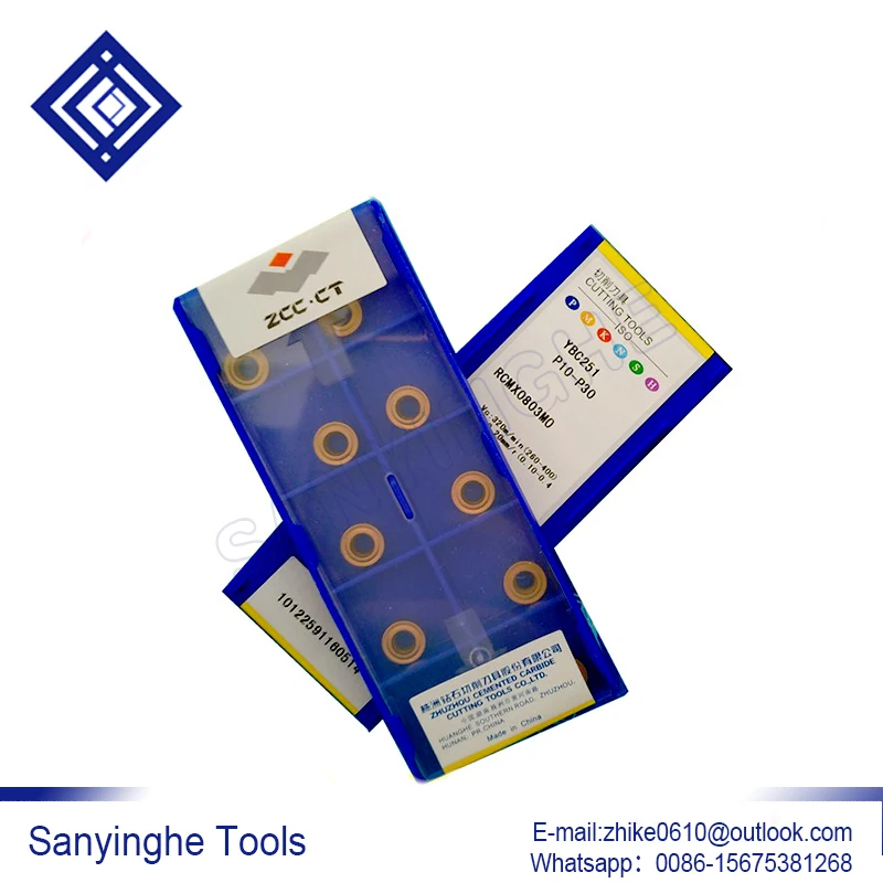 Бесплатная доставка, высокое качество sanyinghe 10 шт./лот rcmx0803mo YBC251 карбида cnc фрезерный Вставить