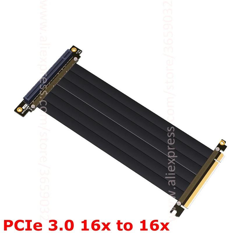 PCI-e x16 Riser Gen3.0 For CM VGA Cooler Master vertical graphics card holder kit ITX Motherboard Casing PCIe 16x Extender Cable