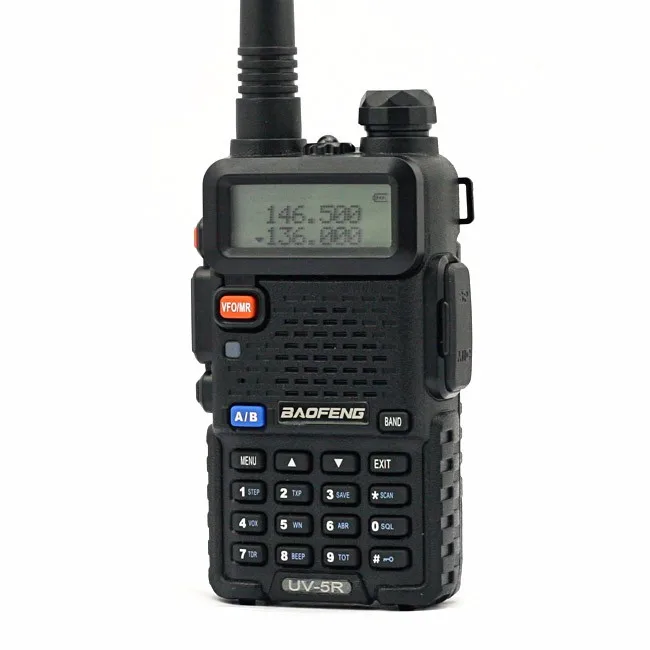 2 шт BaoFeng UV-5R Двухдиапазонная рация VHF/UHF 136-174/400-520Mhz двухстороннее радио Ham радио трансивер uv 5r портативный UV5R