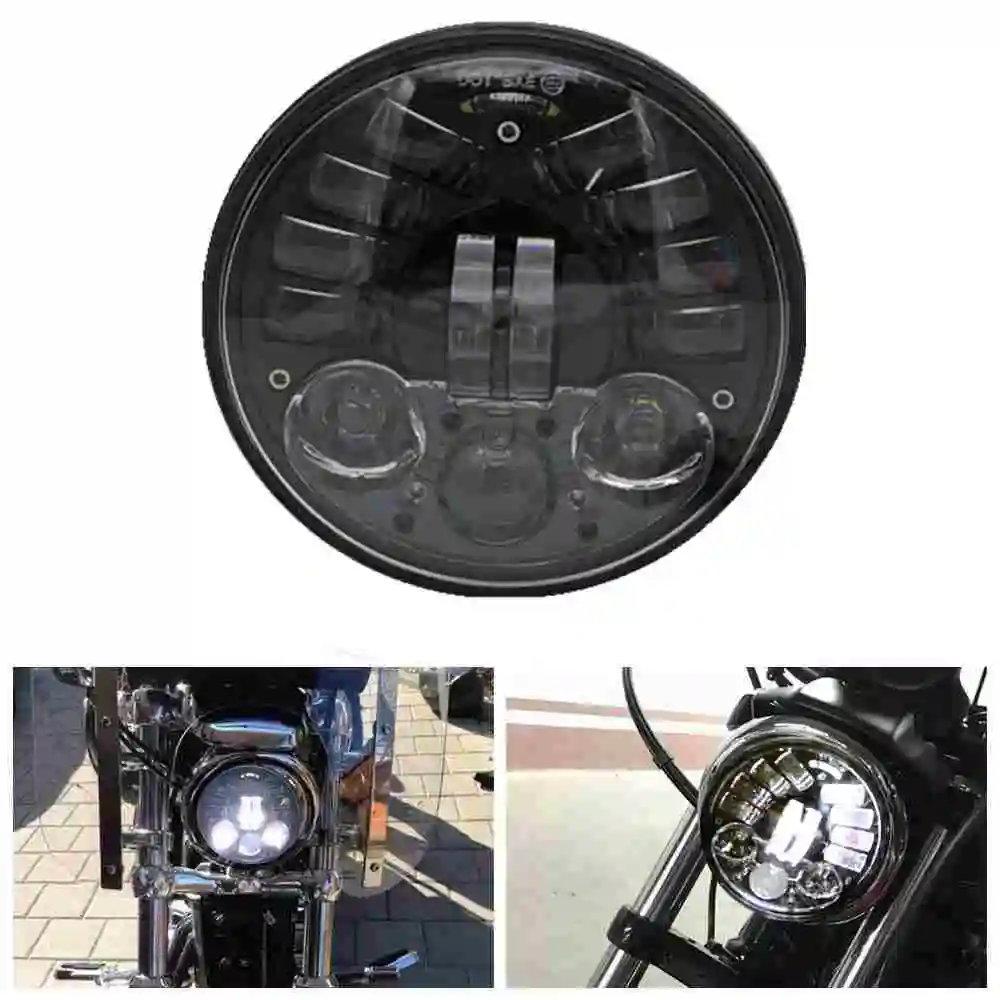 Для Harley Dyna Sporter Street Bob FXDB светодиодные фары 5 75 дюйма мотор 3/4 &quotБелый DRL для davidson