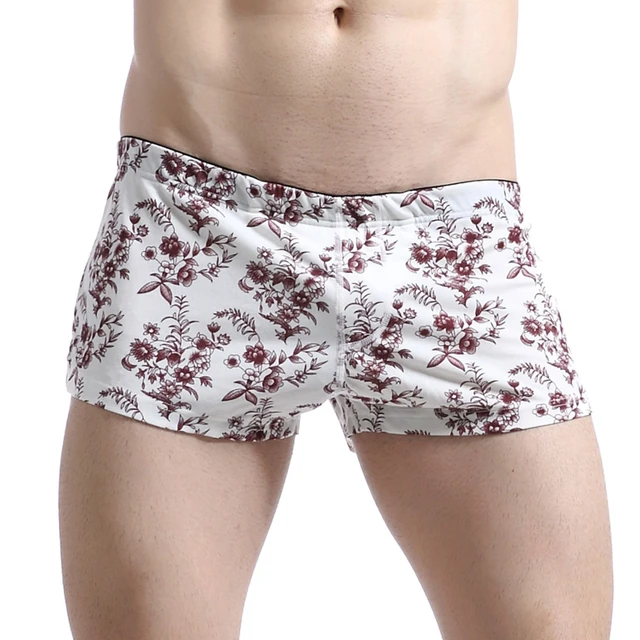 70s Retro Vintage Flower Power pattern Man's Boxer Briefs Underwear  Bohemian Highly Breathable Top Quality Sexy Shorts Gift Idea - AliExpress
