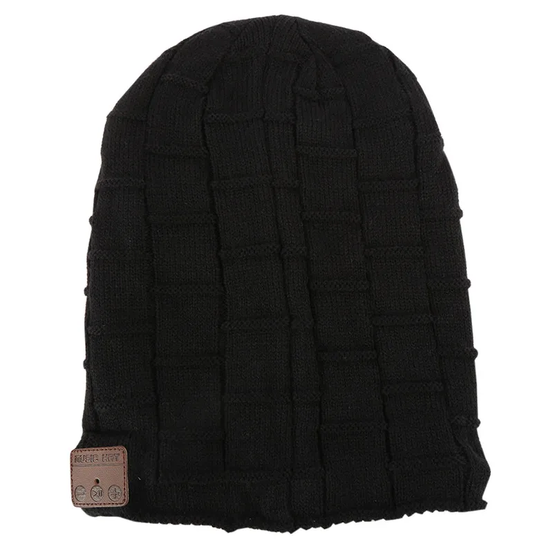 Unisex Winter Outdoor Sport Wireless Bluetooth 4 2 Earphone Knitted Hat Stereo Magic Music Headband Cap Headphone for SmartPhone