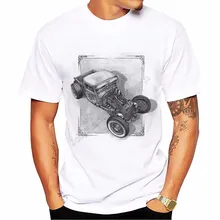 teehub Tops Tees new summer T-shirt mens Comfortable fitness o-neck tshirt men short sleeve punk Muscle retro car t shirt homme